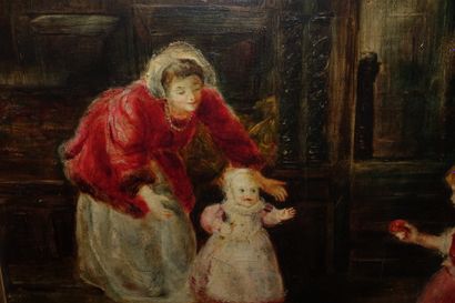 École du XIXe siècle, dans le goût du XVIIe.

Jeux...