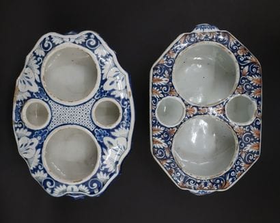 ROUEN.

Octagonal earthenware oiler holder...