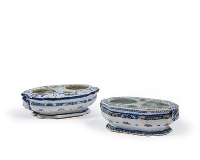 ROUEN.

Octagonal earthenware oiler holder...