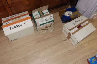 Batch of manuscripts, stamps and various...