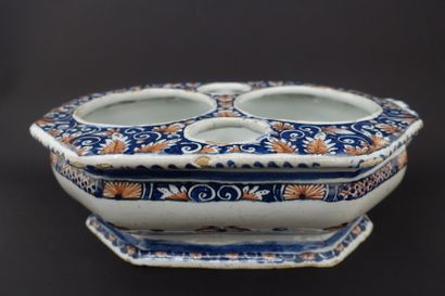 ROUEN.

Octagonal earthenware oiler holder...