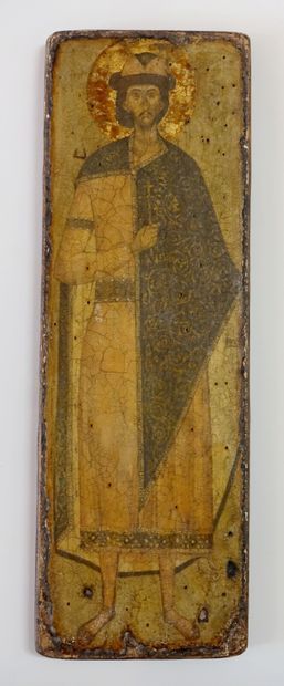 Lot comprising : 

- A large circular gilded...