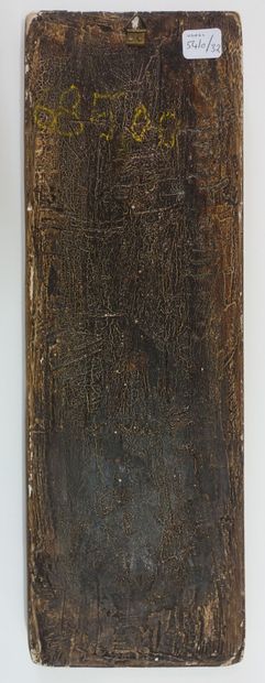 Lot comprising : 

- A large circular gilded...