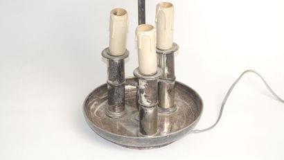 Hot water bottle lamp with three lights,...