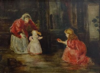 École du XIXe siècle, dans le goût du XVIIe.

Jeux...