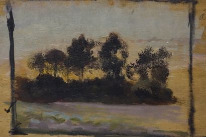 BOURDIN.

Undergrowth.

Oil on panel, signed...