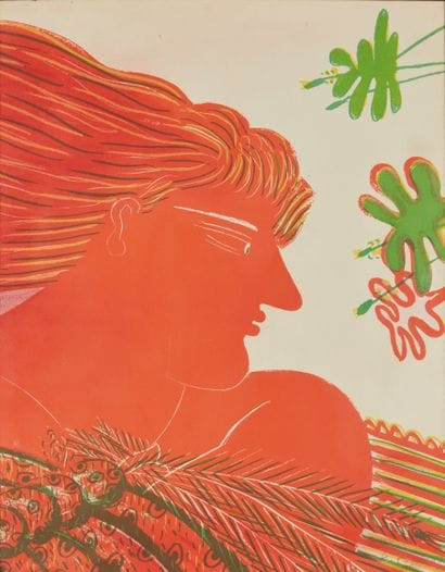 Alekos FASSIANOS (D'après).

Profil orange.

Oeuvre...