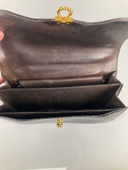 HERMÈS Paris
Sac « Escale » en crocodile...