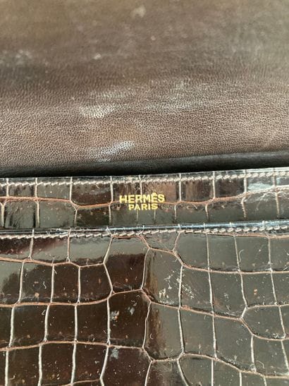 HERMÈS Paris
Sac « Escale » en crocodile...