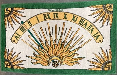 HERMÈS Paris
Drap de bain en éponge imprimée...