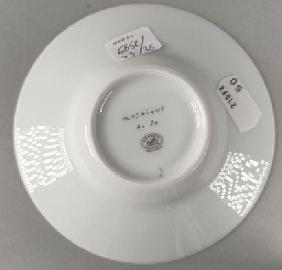 HERMÈS Paris
Tasse à café et sa sous-tasse...