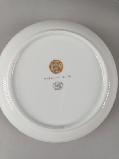 HERMÈS
Lot de deux coupelles en porcelaine...