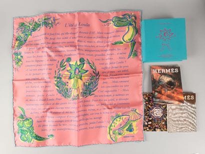 HERMÈS, 1996 
Conte sur soie 