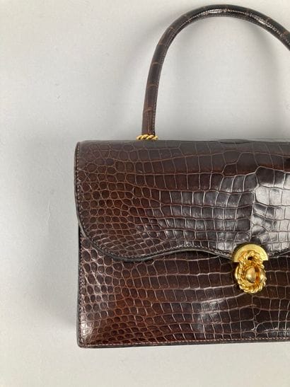 HERMÈS Paris
Sac « Escale » en crocodile...