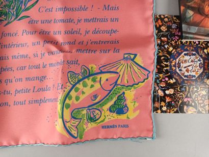 HERMÈS, 1996 
Conte sur soie 