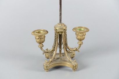 Bougeoir à écran à deux bras de lumière en...