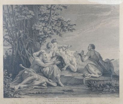 D'après HALLÉ

La Nimphe Io changée en vache

Gravure...