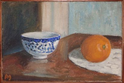 École moderne

Nature morte à l'Orange

Huile...