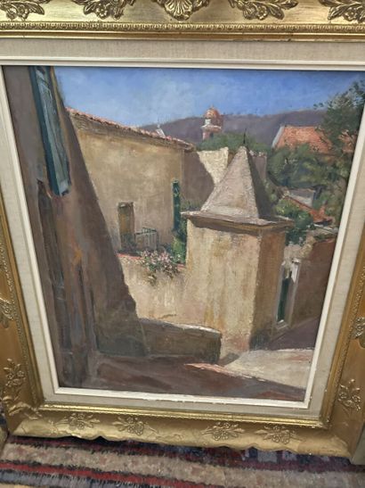 École moderne

Ruelle dans un paysage méridional

Huile...
