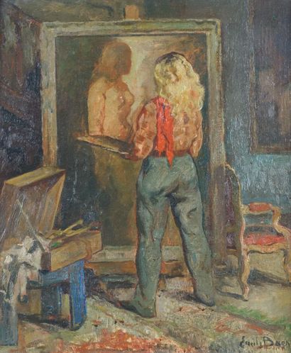 Émile BAES (1879-1954)

Artiste peignant...