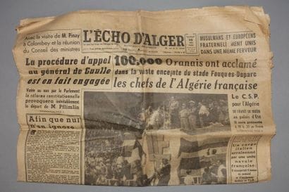 MILITARIA 

Ensemble de documents comprenant...