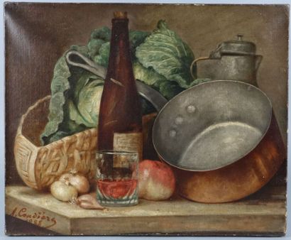 A. COUDIÈRE

Nature morte

Huile sur toile,...
