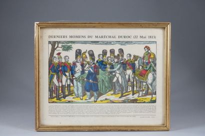 Ensemble de gravures napoléoniennes comprenant...
