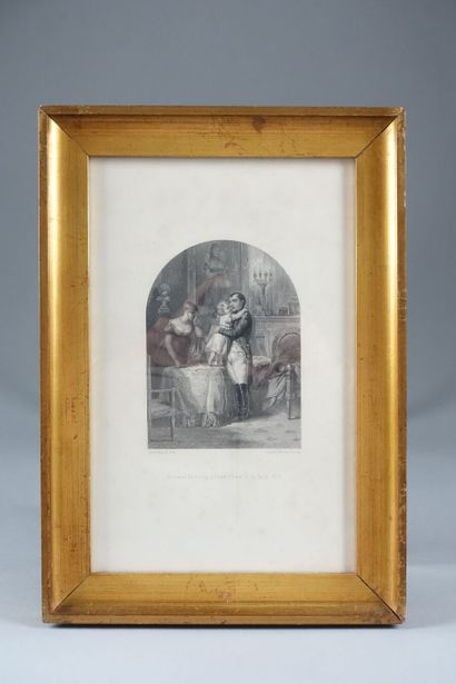 Ensemble de gravures napoléoniennes comprenant...