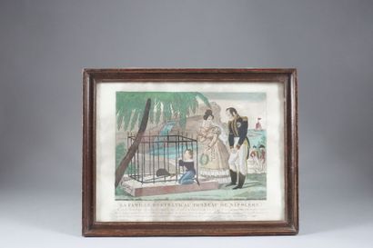 Ensemble de gravures napoléoniennes comprenant...