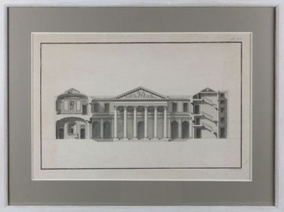 Trois gravures d'après Poulleau figurant...