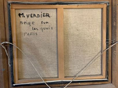 Maurice VERDIER (1919-2003)

Neige sur les...