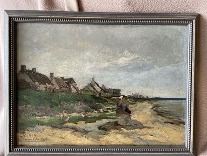 I. SCARONI 

La plage, Cherveix (?)1894

Huile...