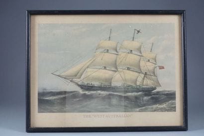 Ensemble de gravures sur le thème maritime...