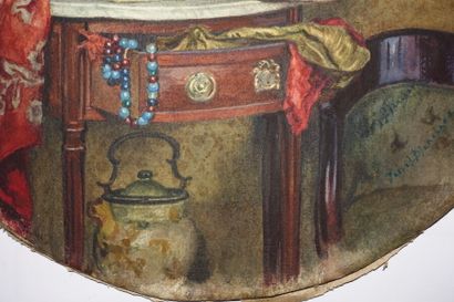 Pascal BLANCHARD (1807-1900)

Vue d'un intérieur,...