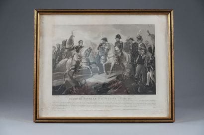 Lot de quatre gravures Napoléoniennes comprenant...