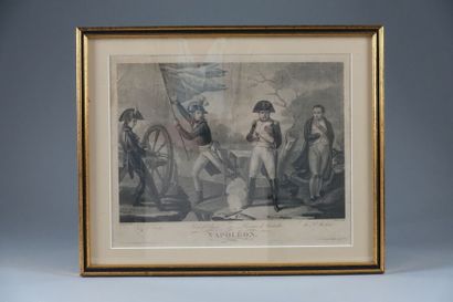 Lot de quatre gravures Napoléoniennes comprenant...