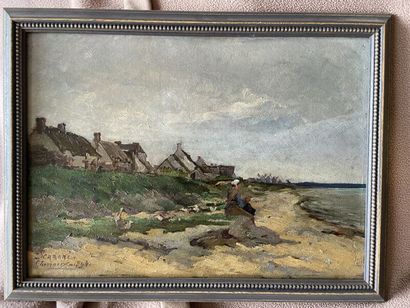 I. SCARONI 

La plage, Cherveix (?)1894

Huile...