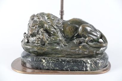 Clovis-Edmond MASSON (1838-1913)

Lion dévorant...