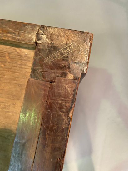 Commode en acajou mouluré ouvrant à cinq...