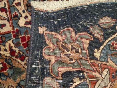 Tapis Mesched (chaîne et trame en coton,...