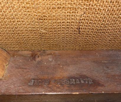 Fauteuil en acajou et bronze doré, les accotoirs...