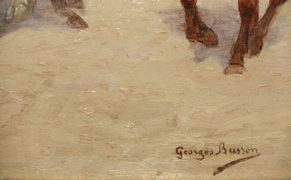 Georges BUSSON (1859-1933)

Poste aux chevaux...