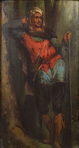 Antoine CHINTREUIL (1816-1873) 

Guerrier...