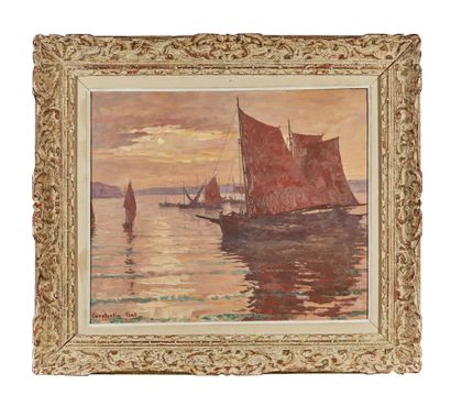 Constantin FONT (1890-1954)

Bateaux au crépuscule...