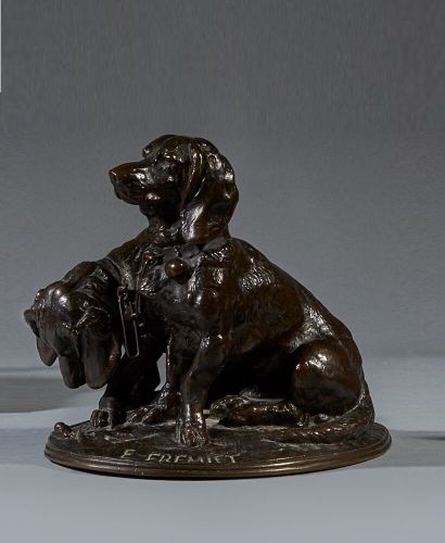 Emmanuel FREMIET (1824-1910)

Chiens Basset...
