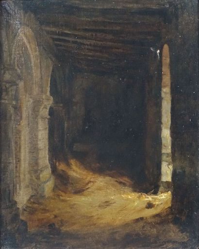 Attribué à Antoine-Louis MANCEAUX (1862-1939)

Scène...