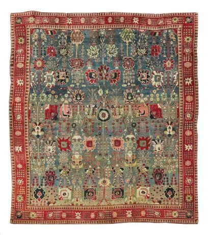 Tapis du Nord-Est de l'Inde, noué à Agra

Fin...