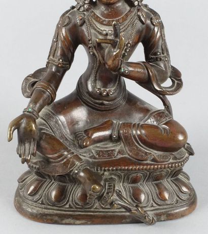 TIBET - XIXe siècle

Statuette en bronze...