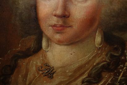 École espagnole vers 1780

Portrait de dame...