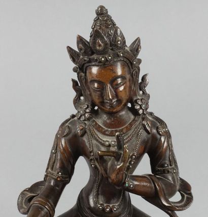 TIBET - XIXe siècle

Statuette en bronze...